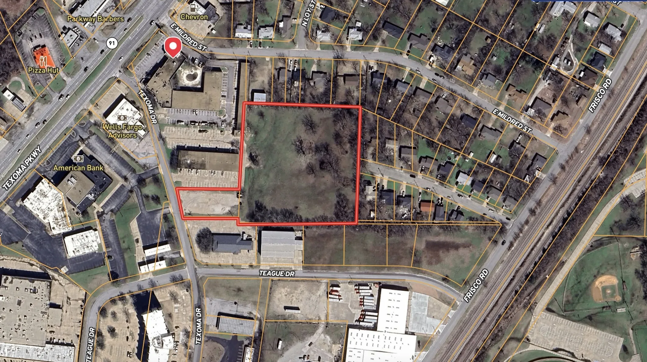 Unimproved Land For Sale in Grayson County , 1600 E Hilton Street, Sherman, Texas 75090, 0, 0, Garage spaces, 0 Sqft, built in 1958, Unknown, Price $1,200,000, mls#20897072, Real Estate Agent in Sherman, Homes For Sale in Grayson county, Homes For Sale in Sherman, Realtor in Sherman Texas, Real Estate Brokerage Independent Realty Texas, Luminita Cordes Realtor