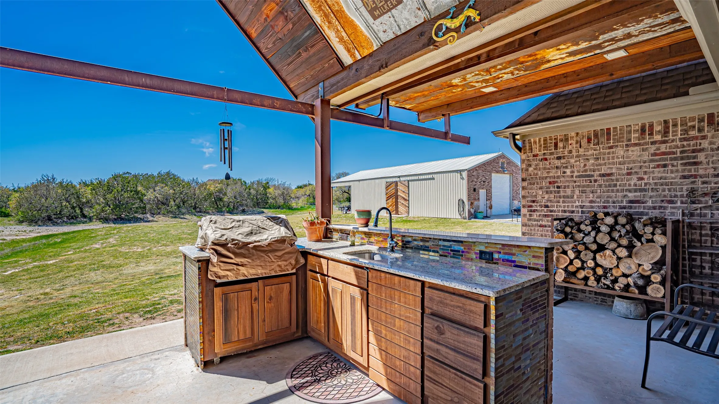 Patio Kitchen area
