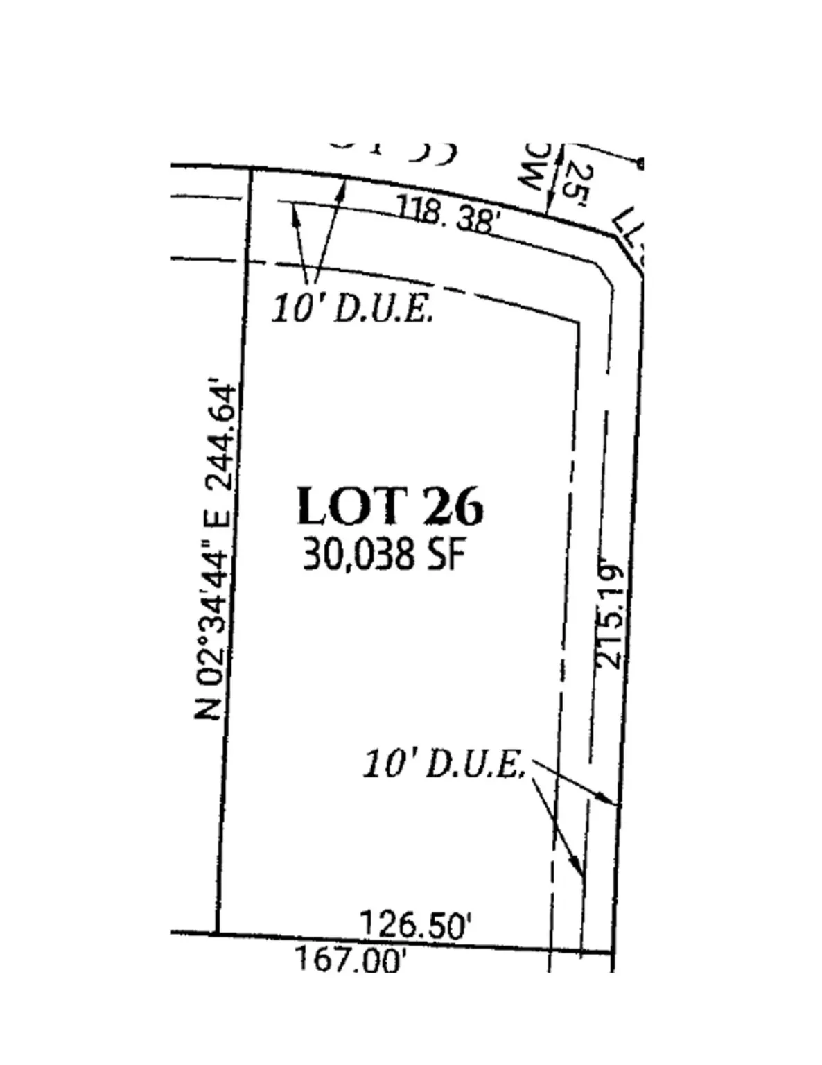 Lot Dimensions