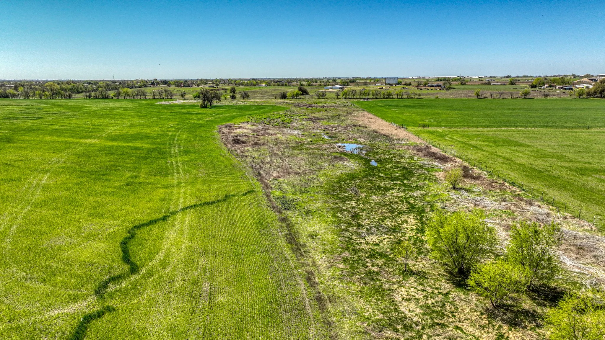 Bird's eye view with a rural view