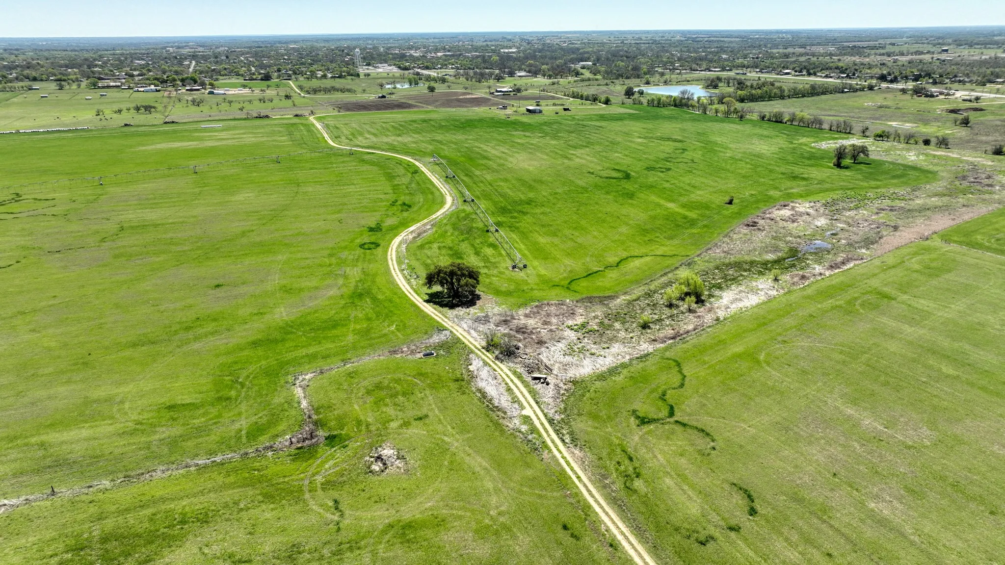 Drone / aerial view featuring a rural view and a water view