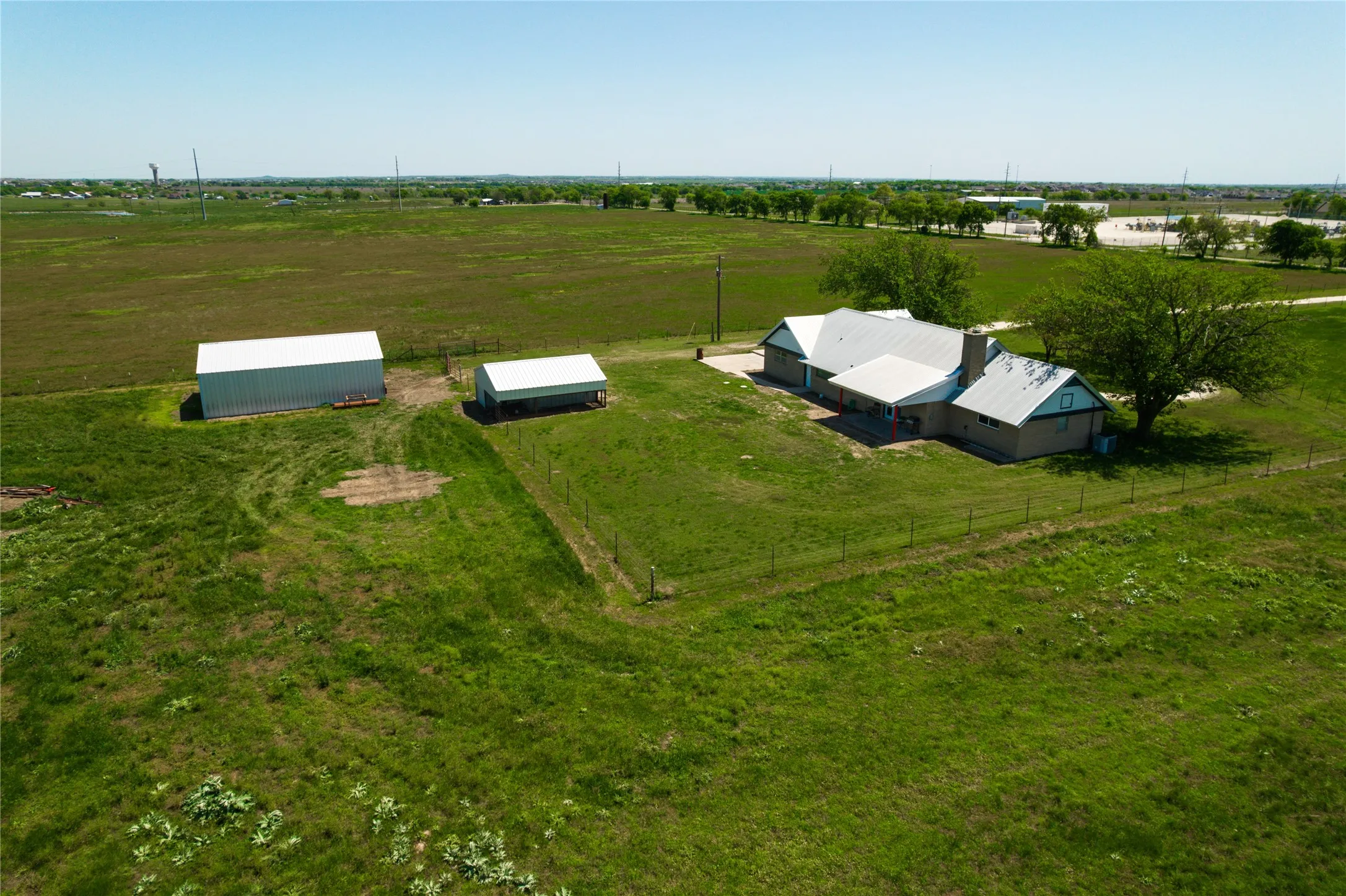 Bird's eye view featuring a rural view