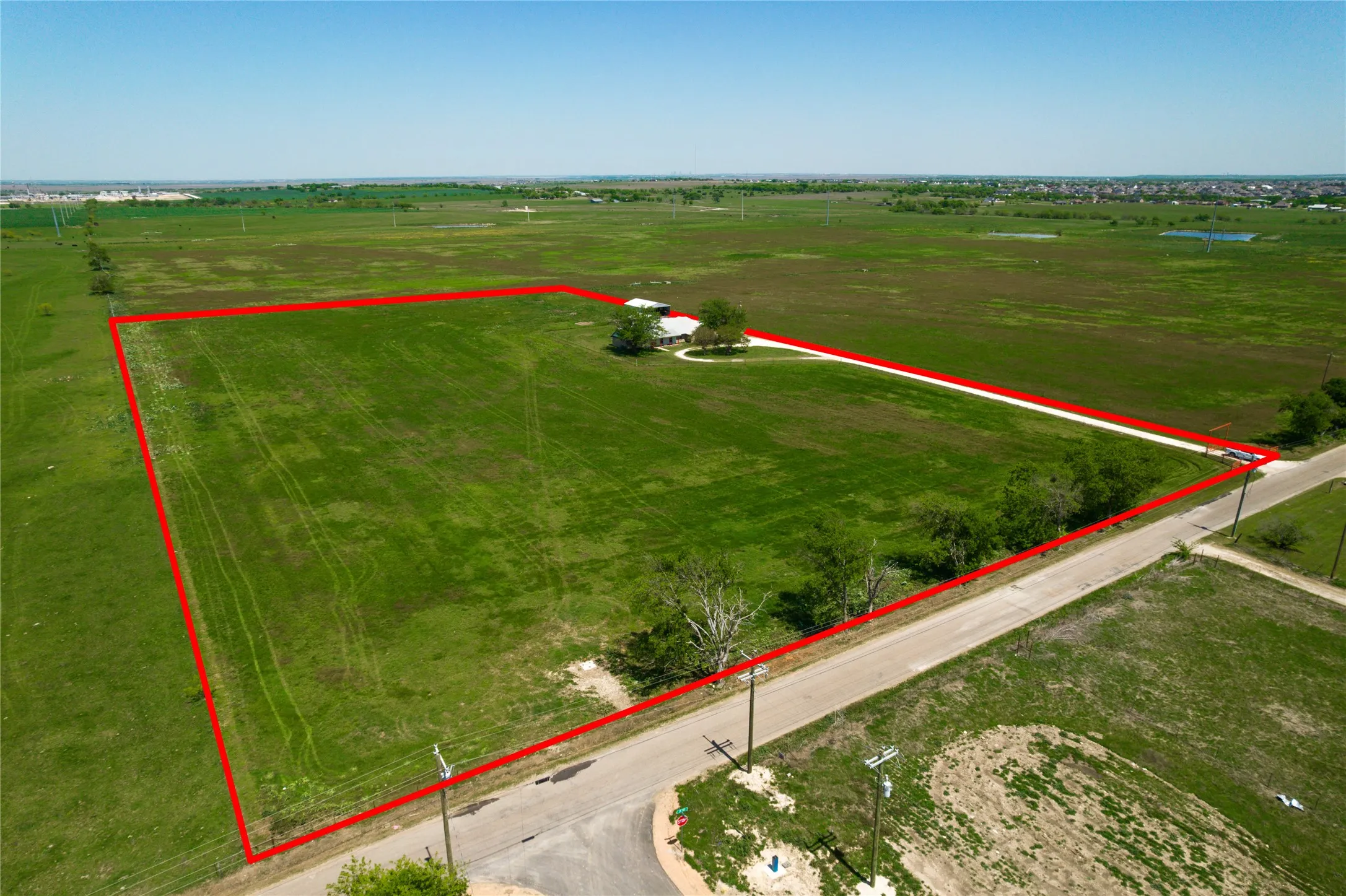 Drone / aerial view with a rural view