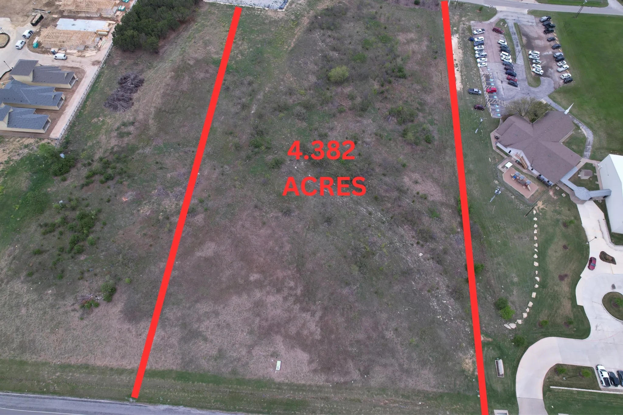 Drone / aerial view with High end businesses in next door
