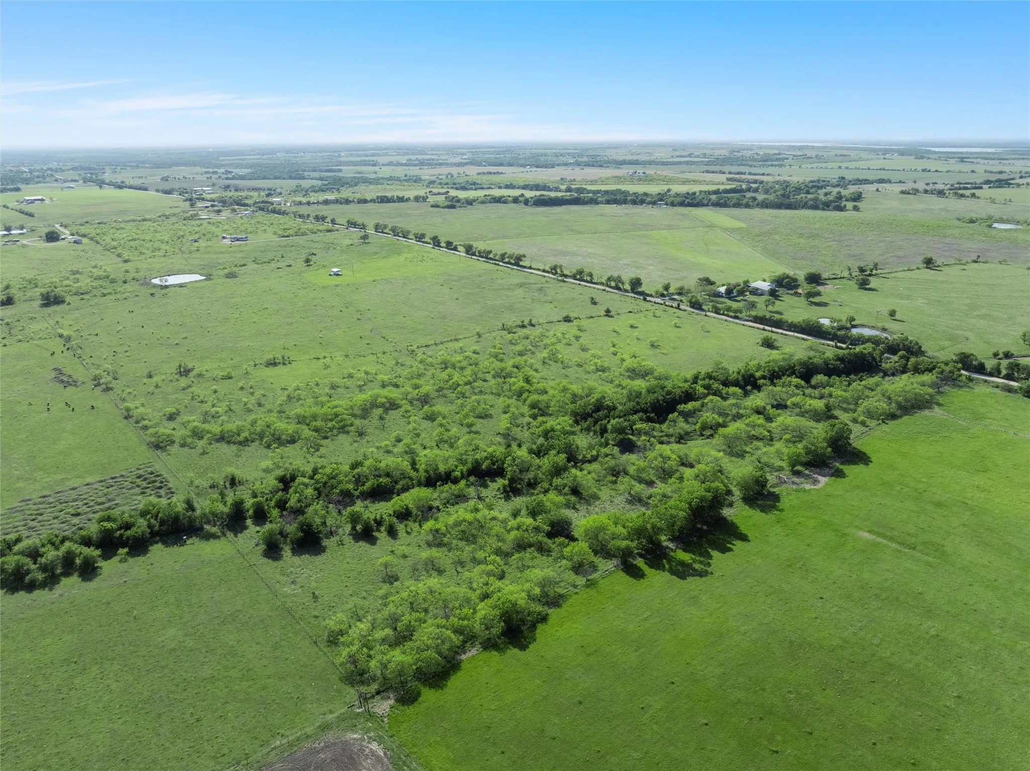 Aerial view featuring a rural view