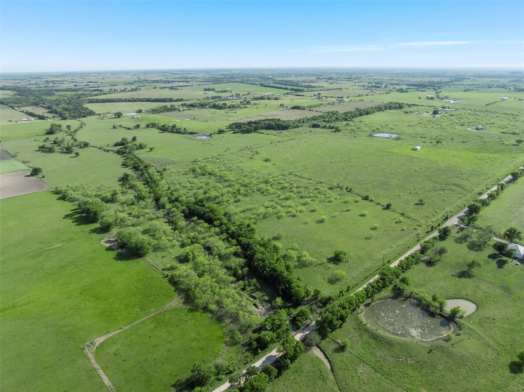 Drone / aerial view featuring a rural view