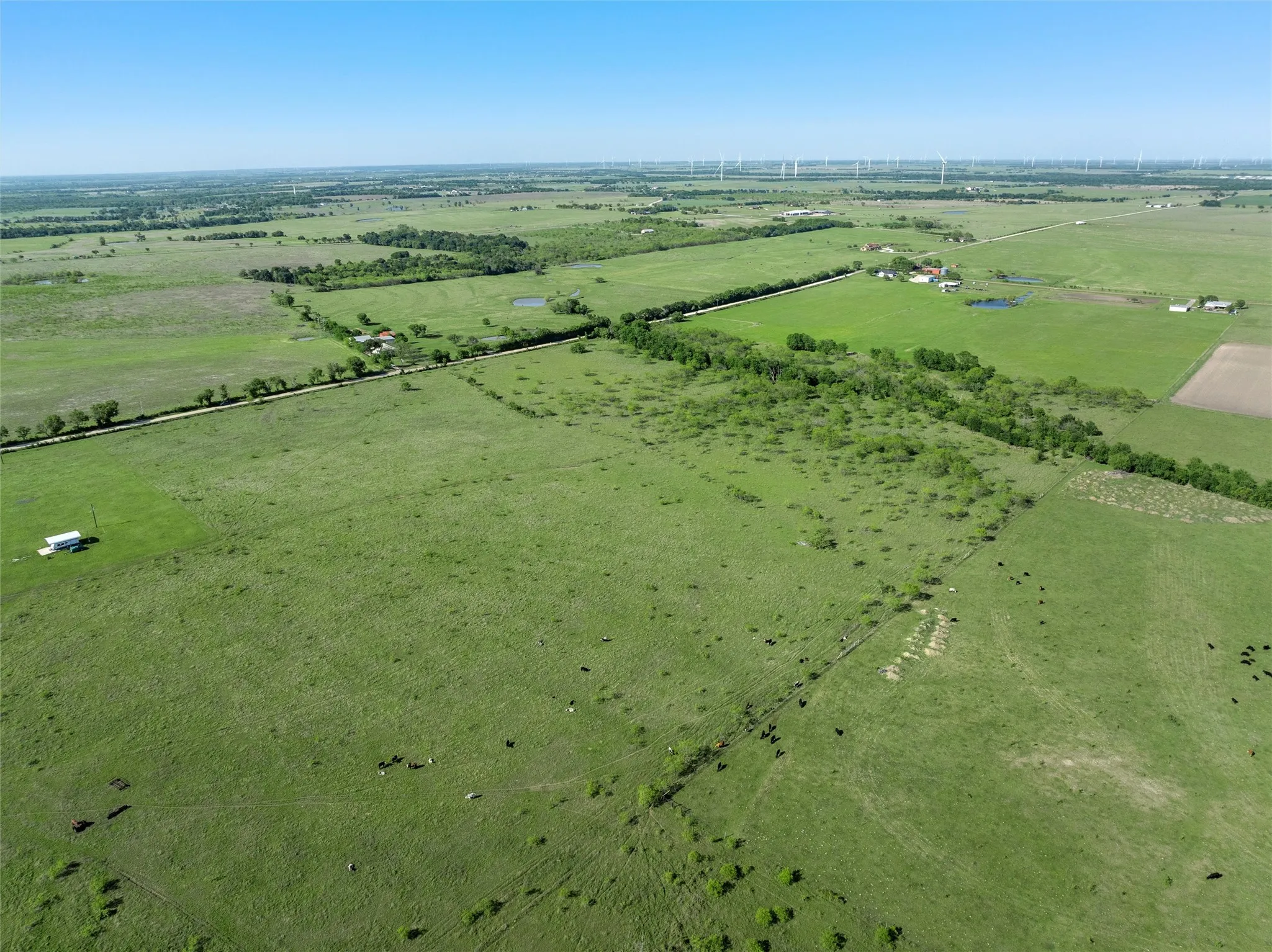 Bird's eye view featuring a rural view