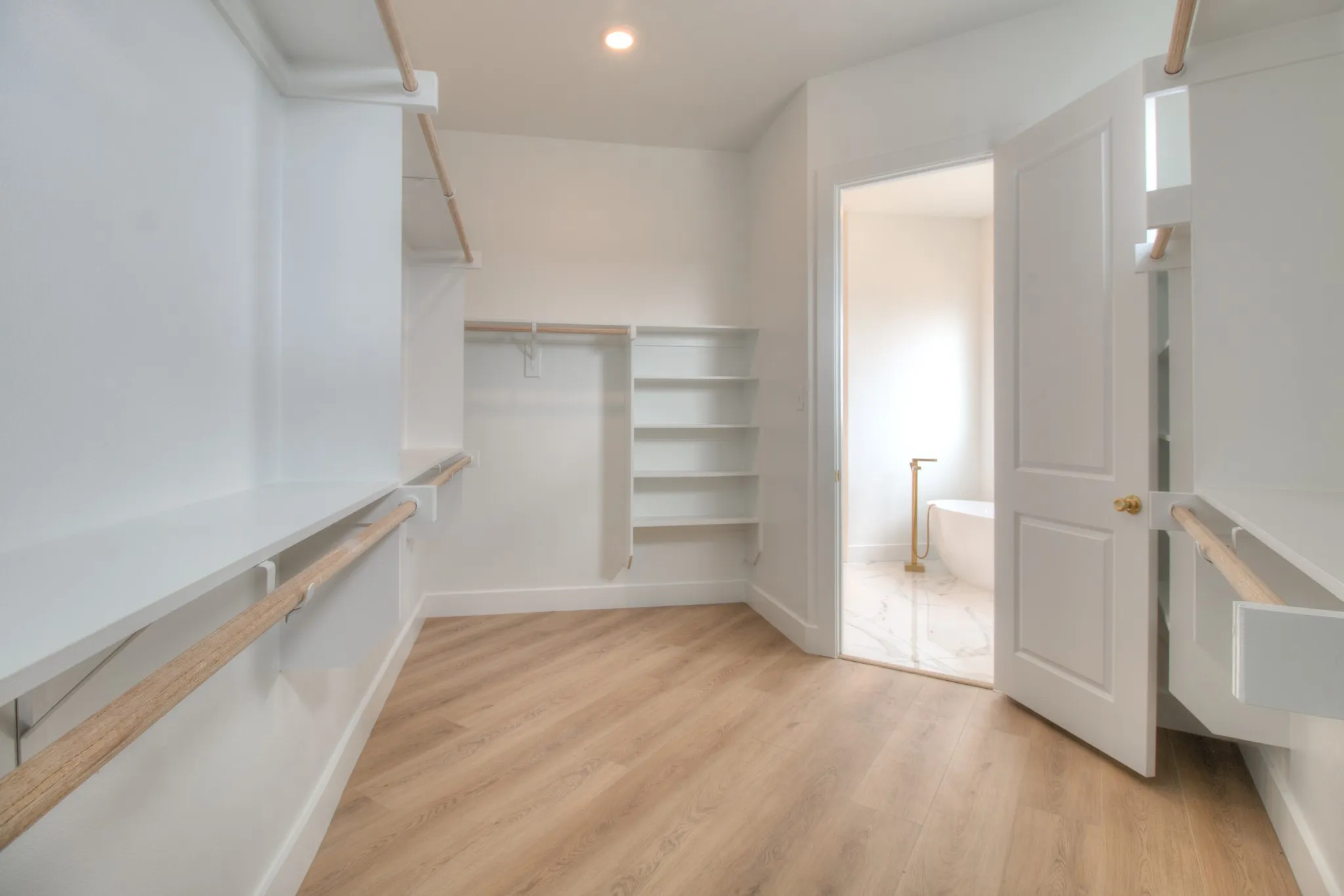 Master bedroom walk in closet!