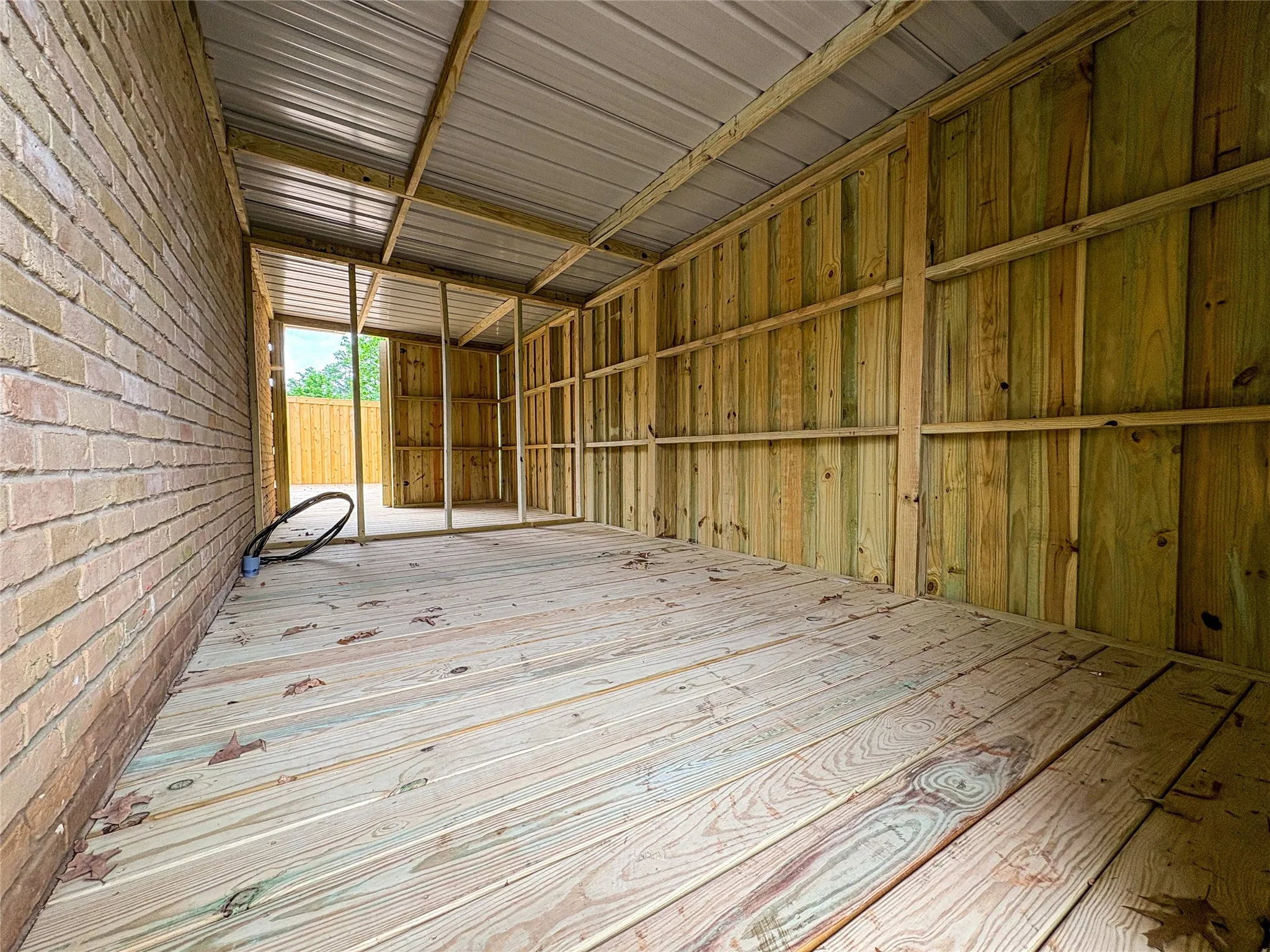 UNFINISHED STORAGE AREA