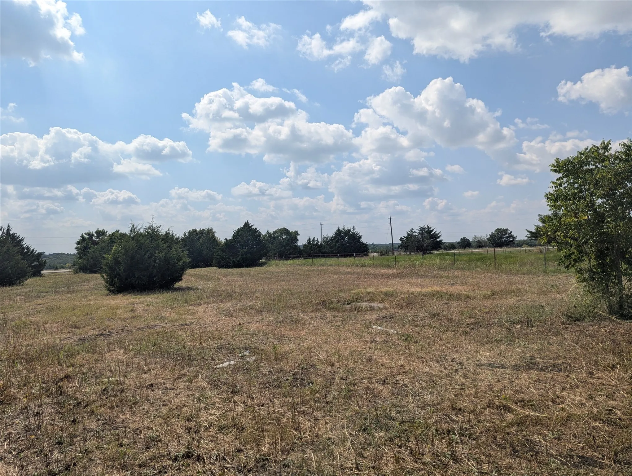 The Back corner of Property.