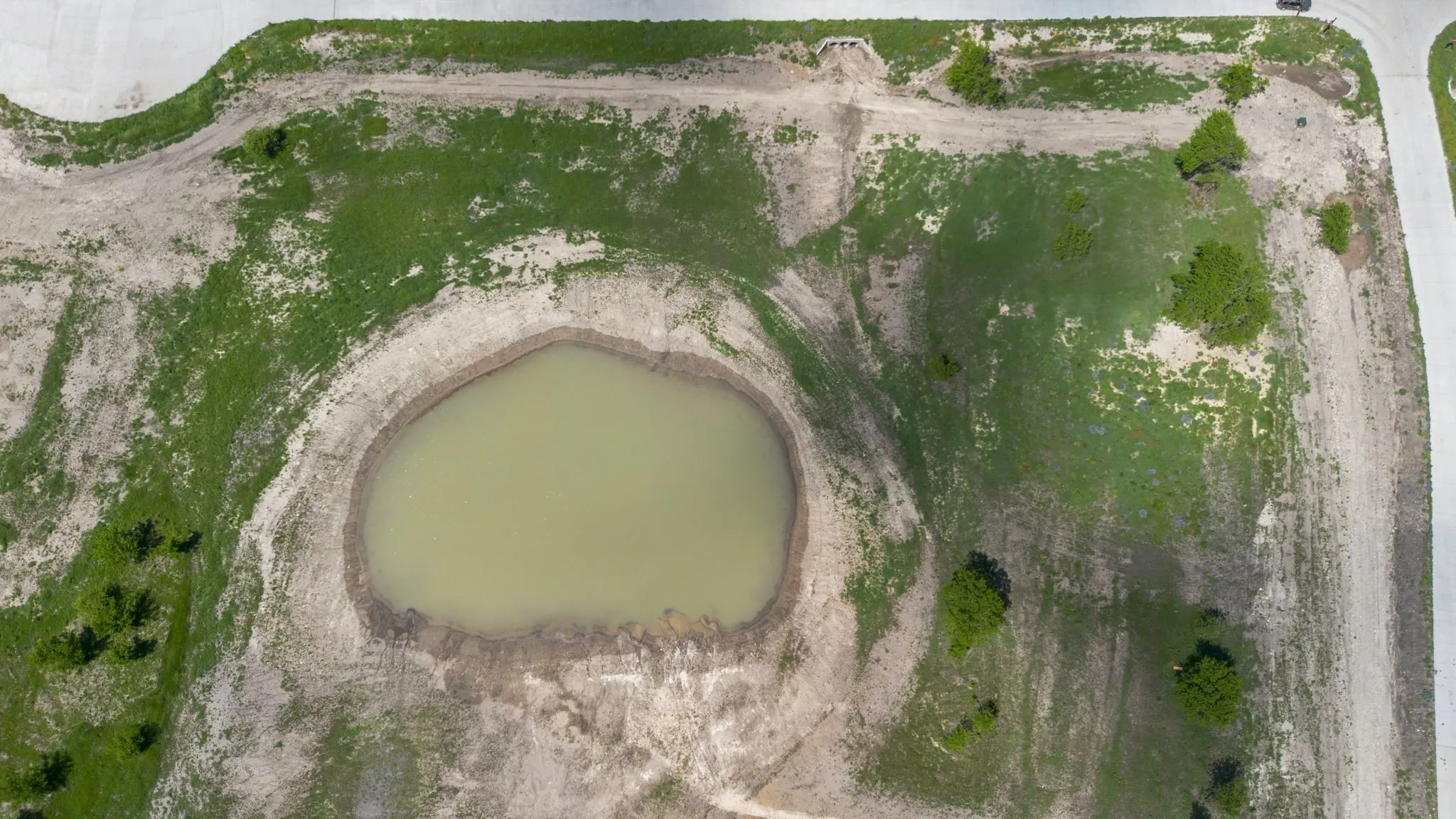 pretty pond on lot 30!