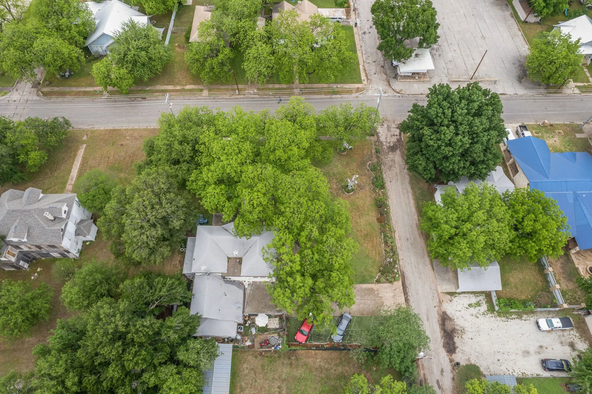 Bird's eye view featuring a residential view