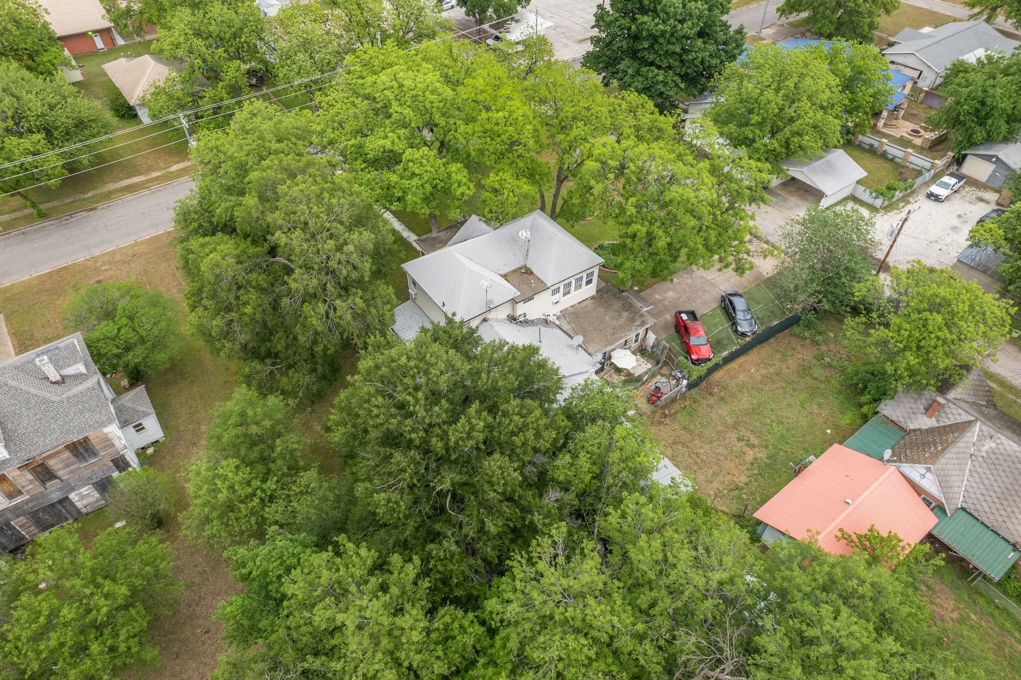 Bird's eye view featuring a residential view
