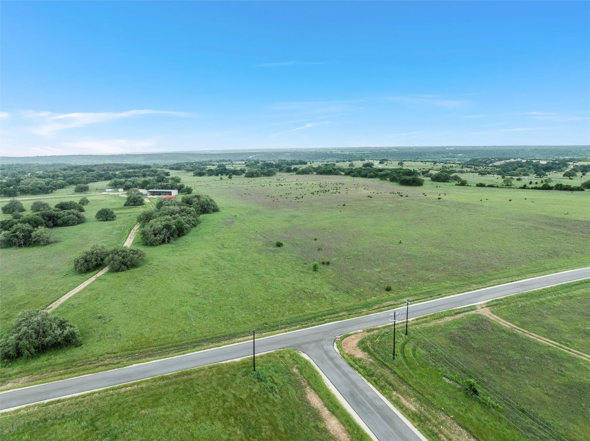 Bird's eye view with a rural view