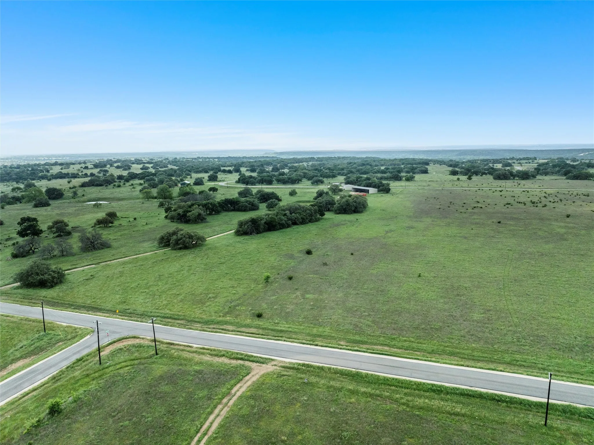Bird's eye view featuring a rural view