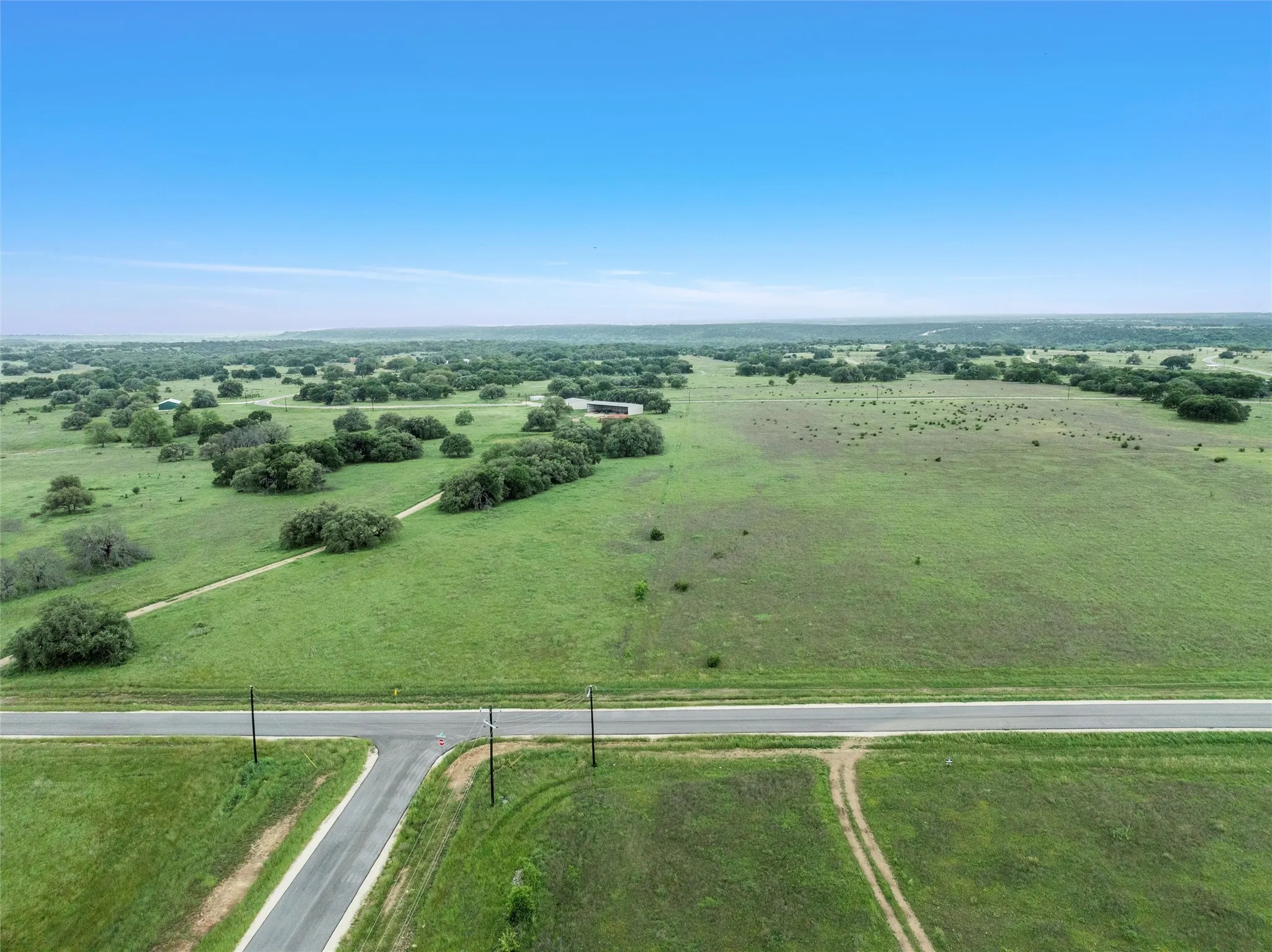 Drone / aerial view with a rural view
