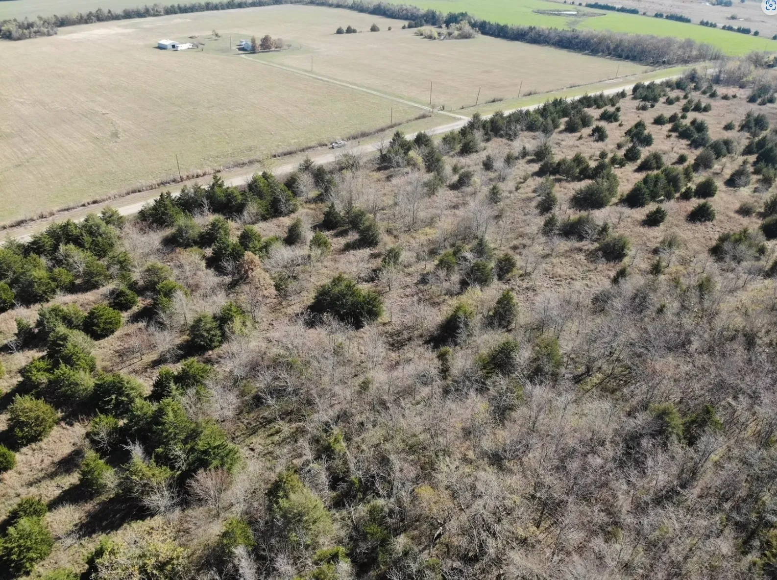 Bird's eye view featuring a rural view