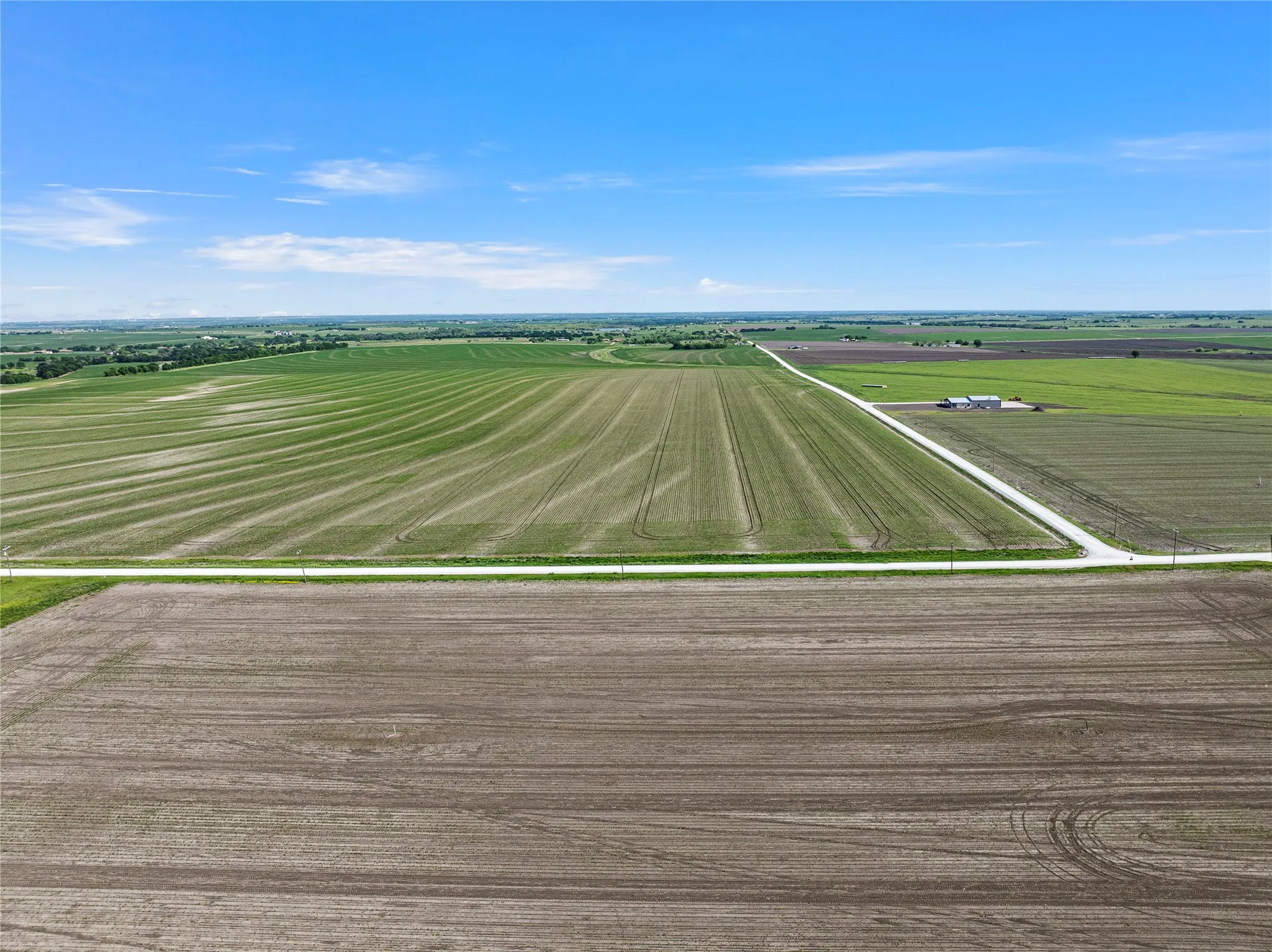 Bird's eye view featuring a rural view