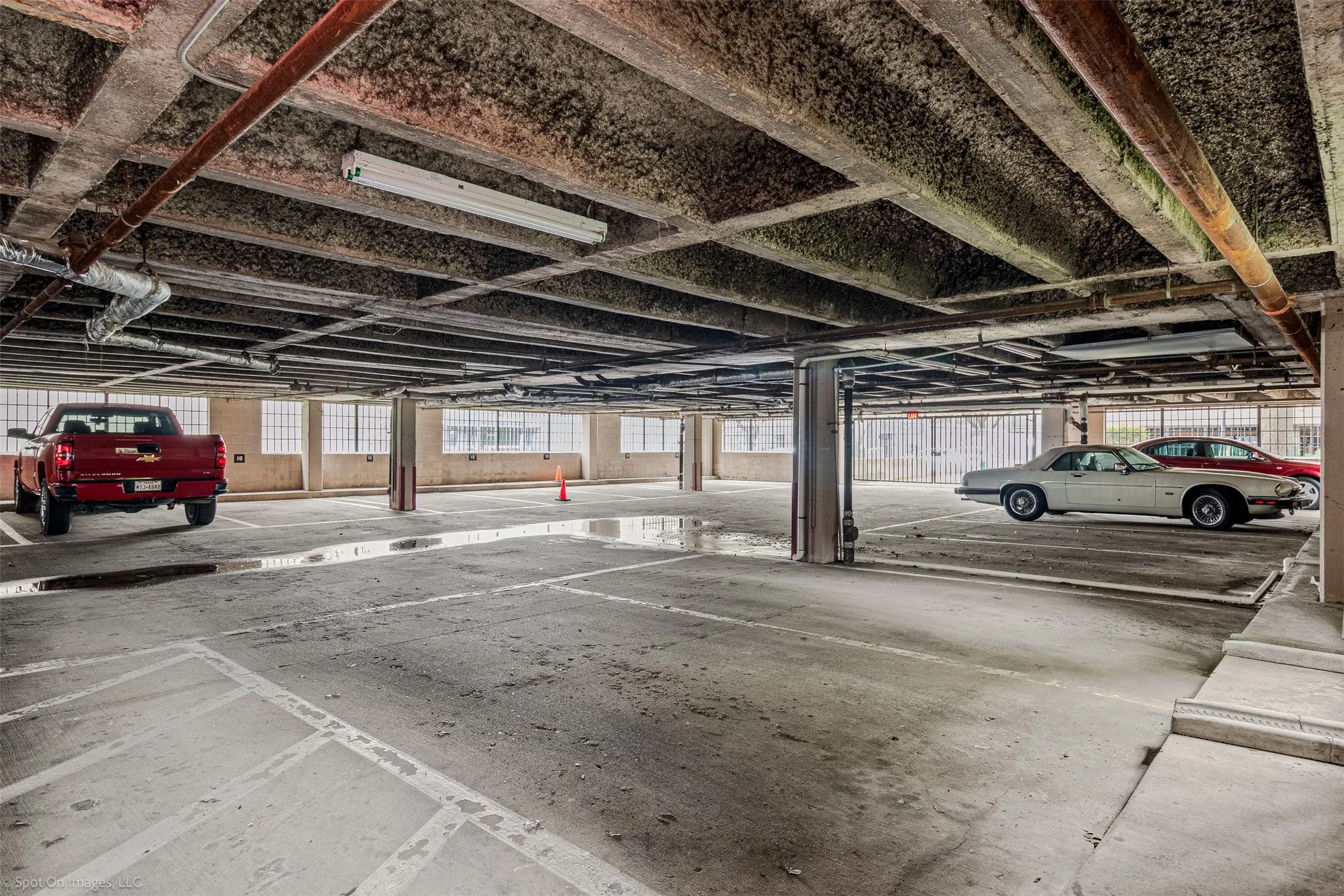 View of parking garage