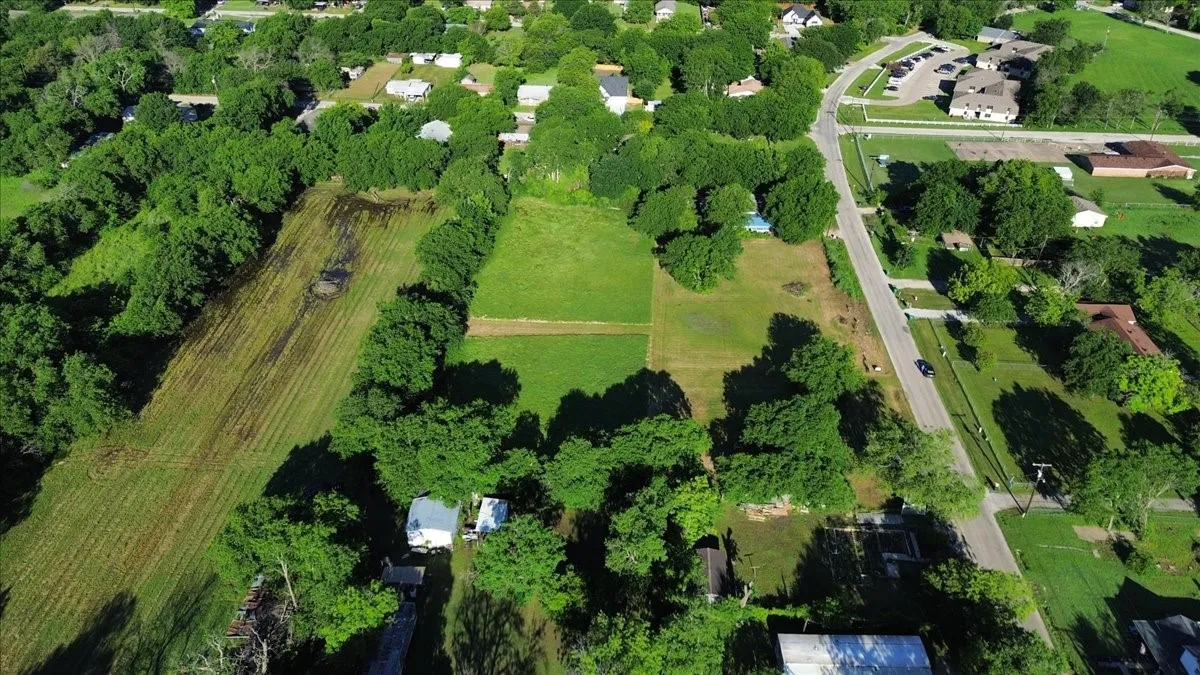 Aerial view of property's location