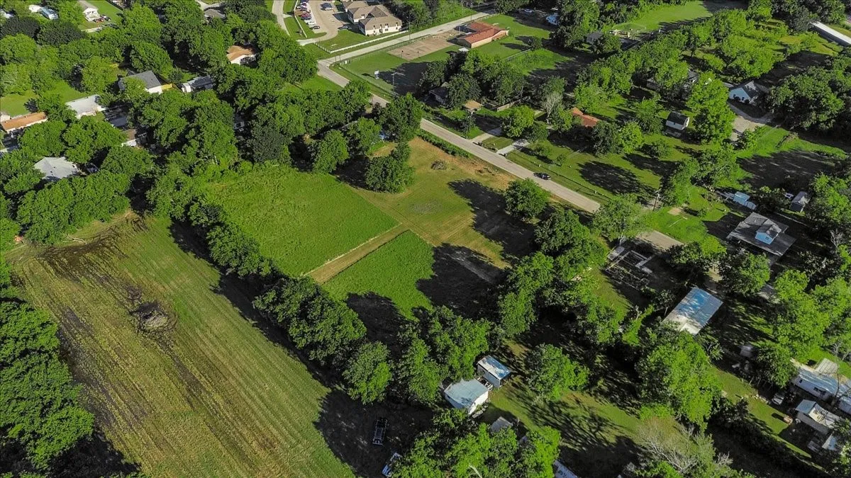 Aerial view of property's location