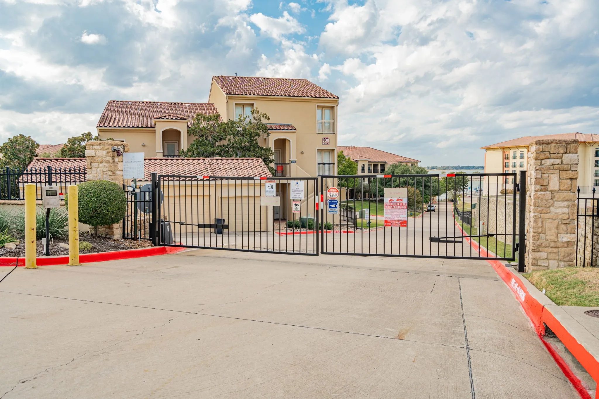 Gate featuring fence