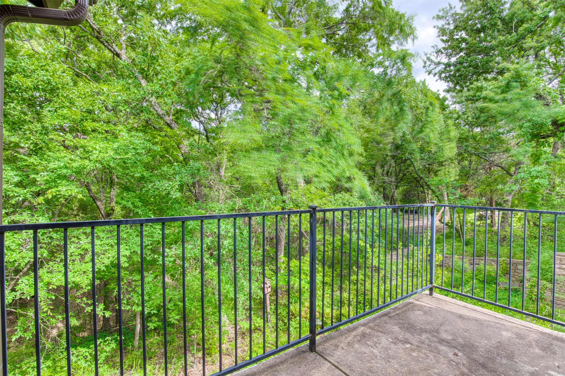 Upstairs balcony overlooking estate.
