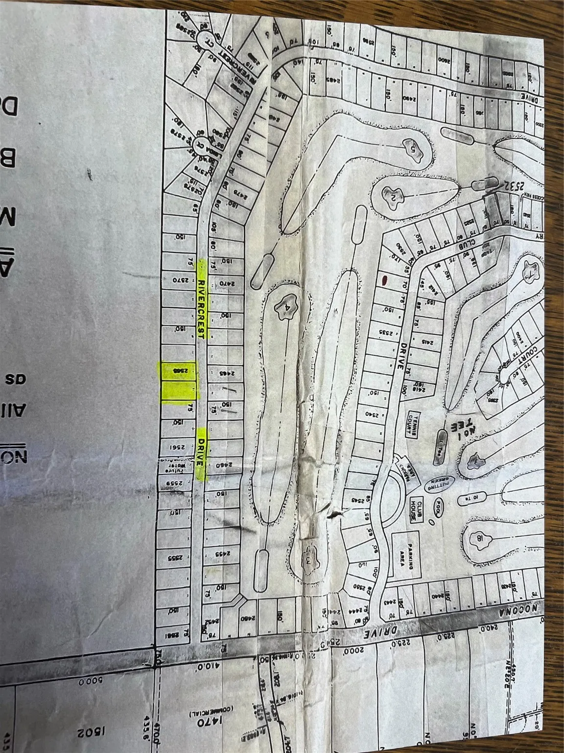 Parcel map
