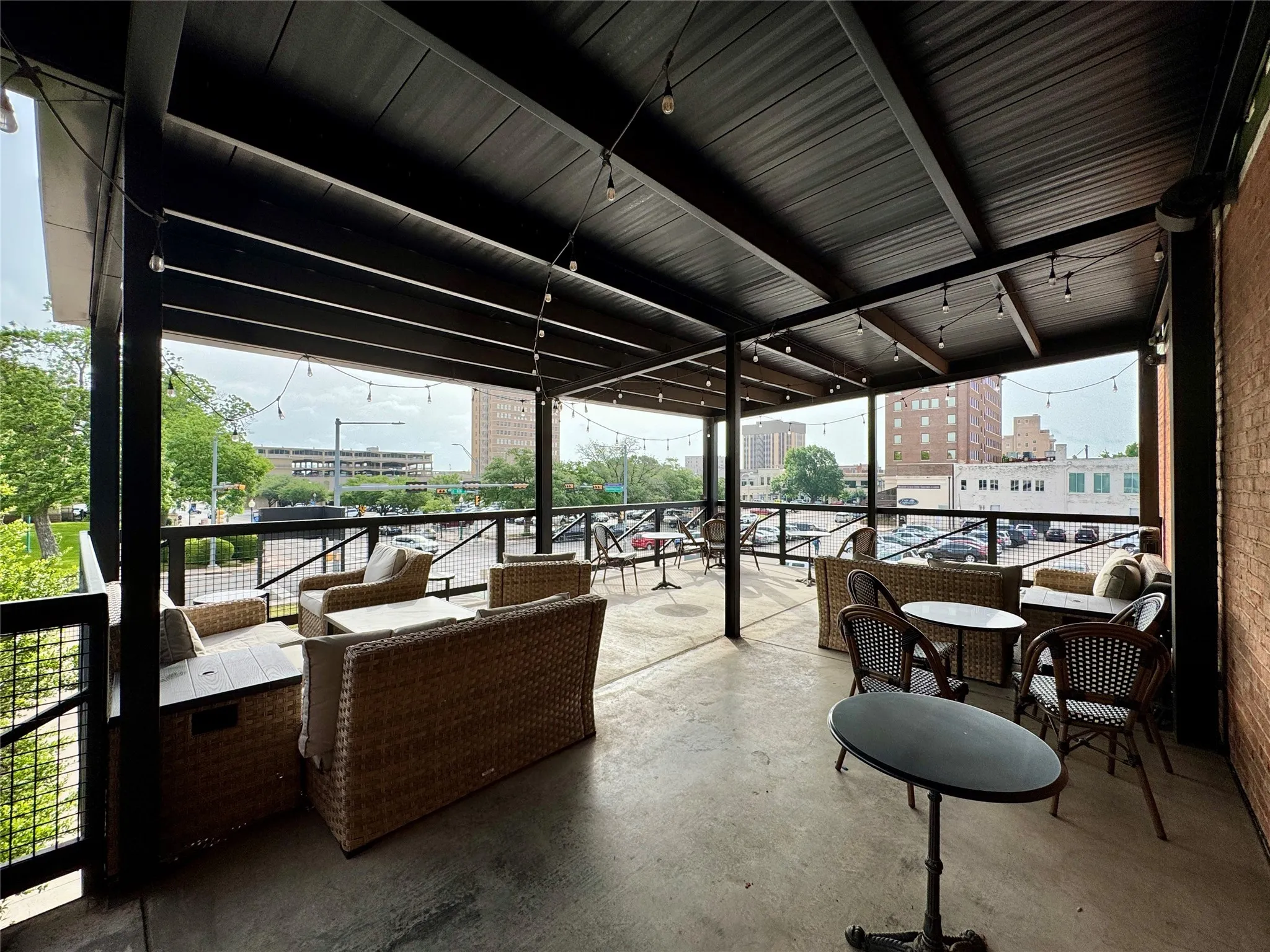 View of patio