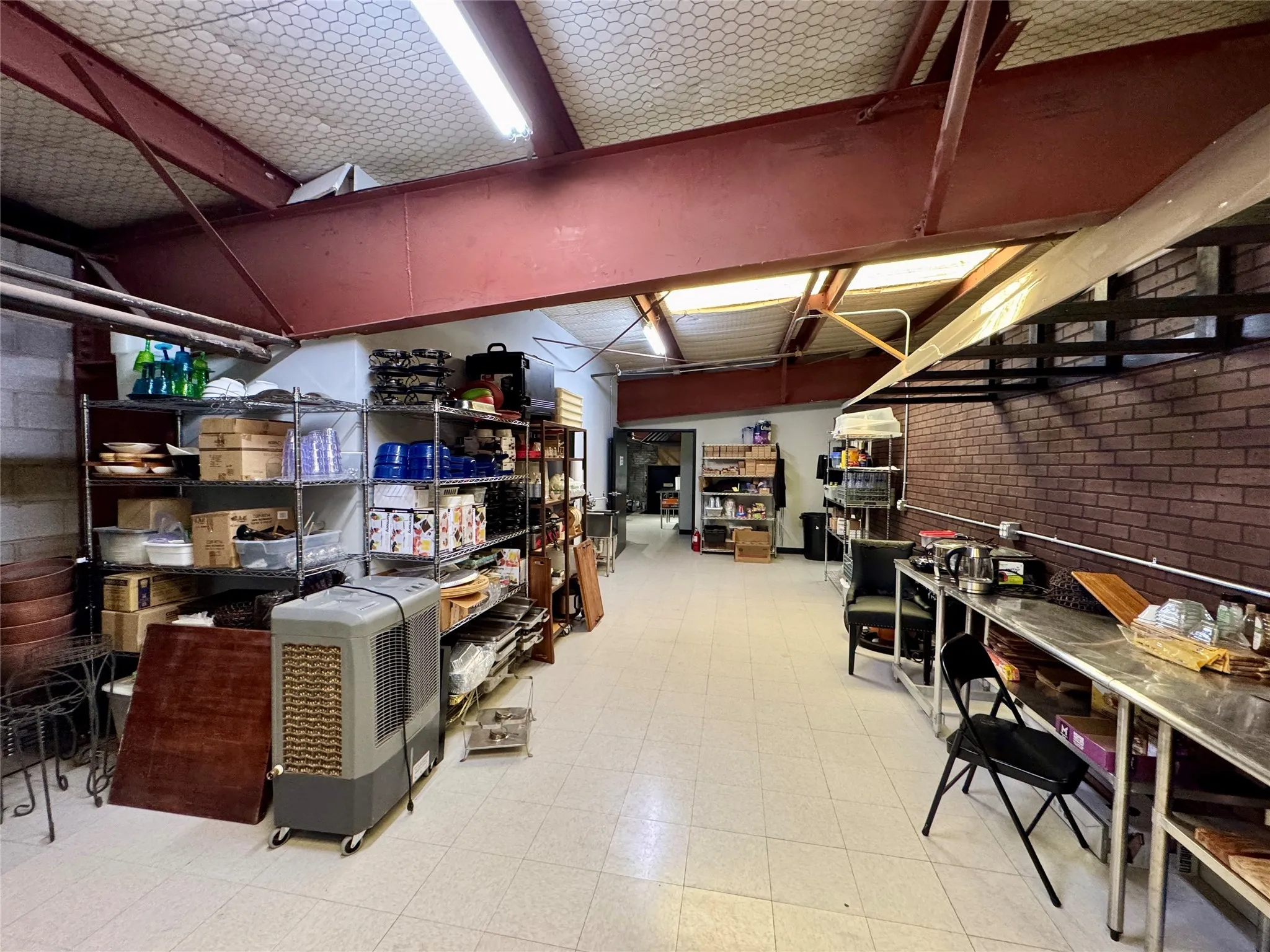 View of storage room