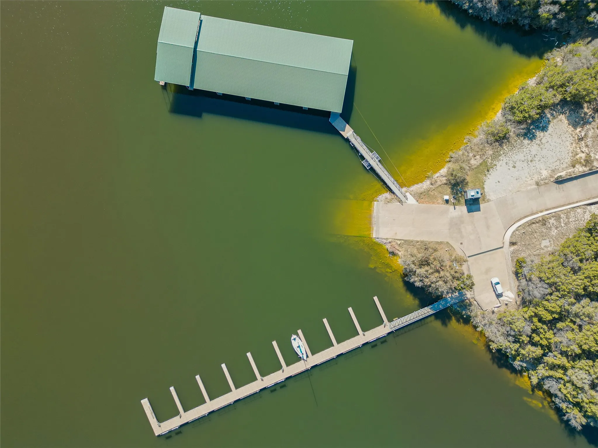 Community boat ramp