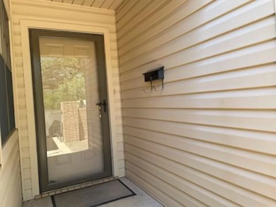 View of exterior entry