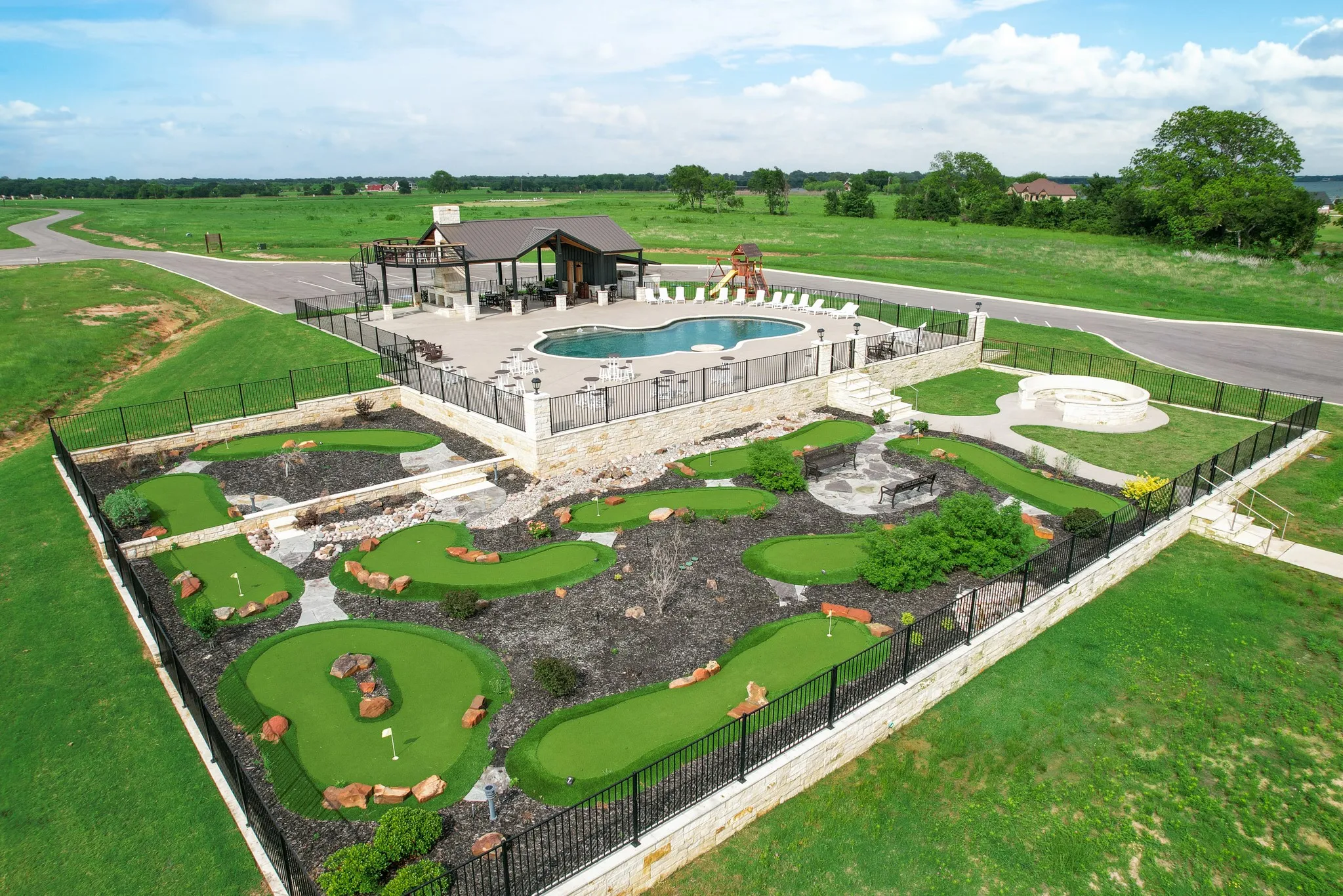 Community Pool and Mini Golf Course