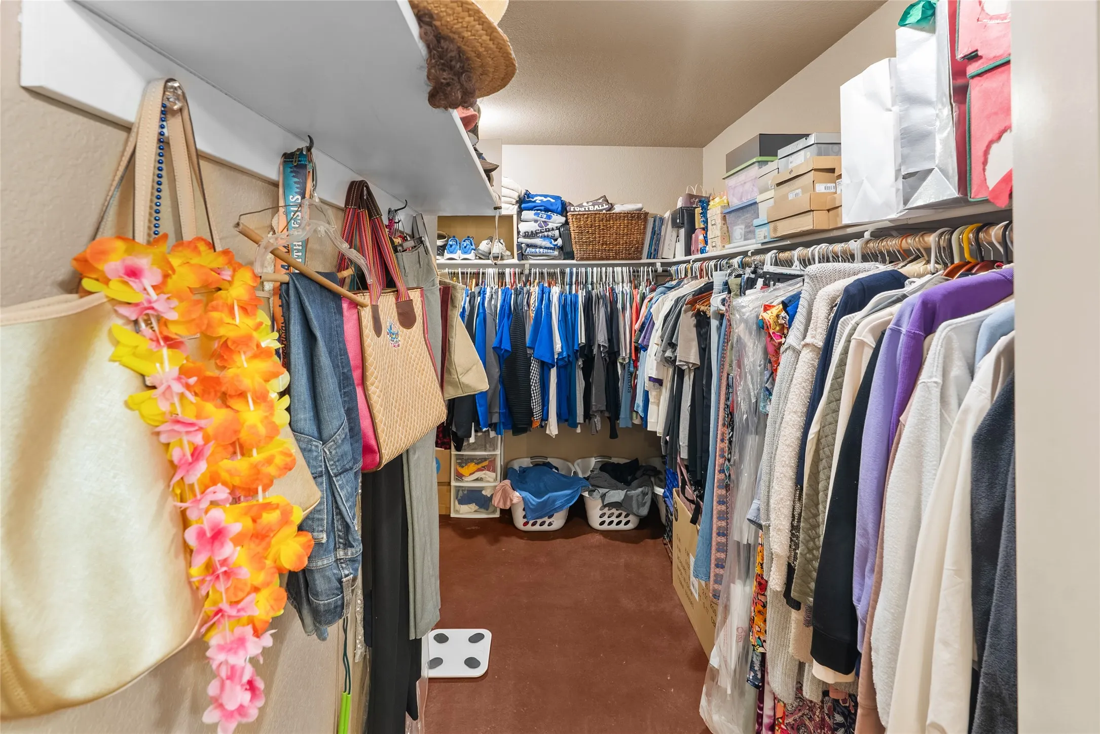 View of spacious closet