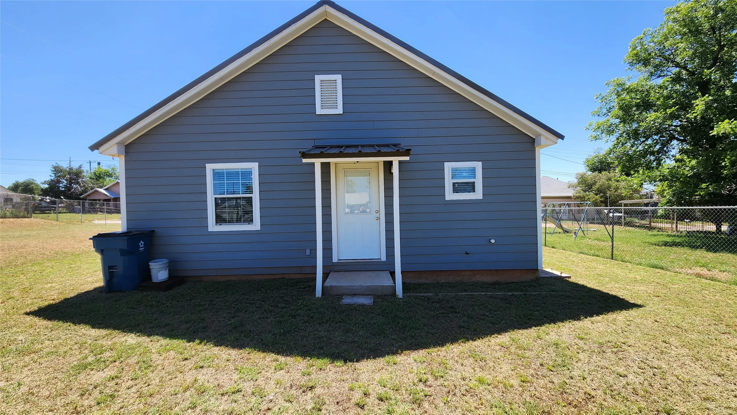 View of back of house