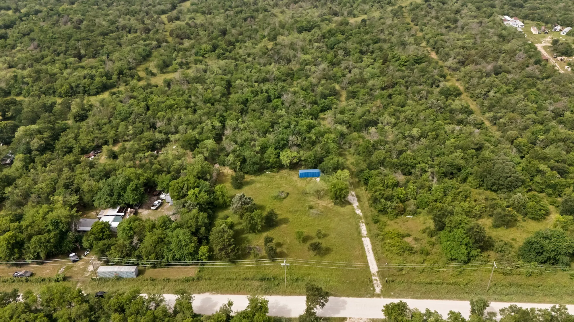 Drone / aerial view of a forest