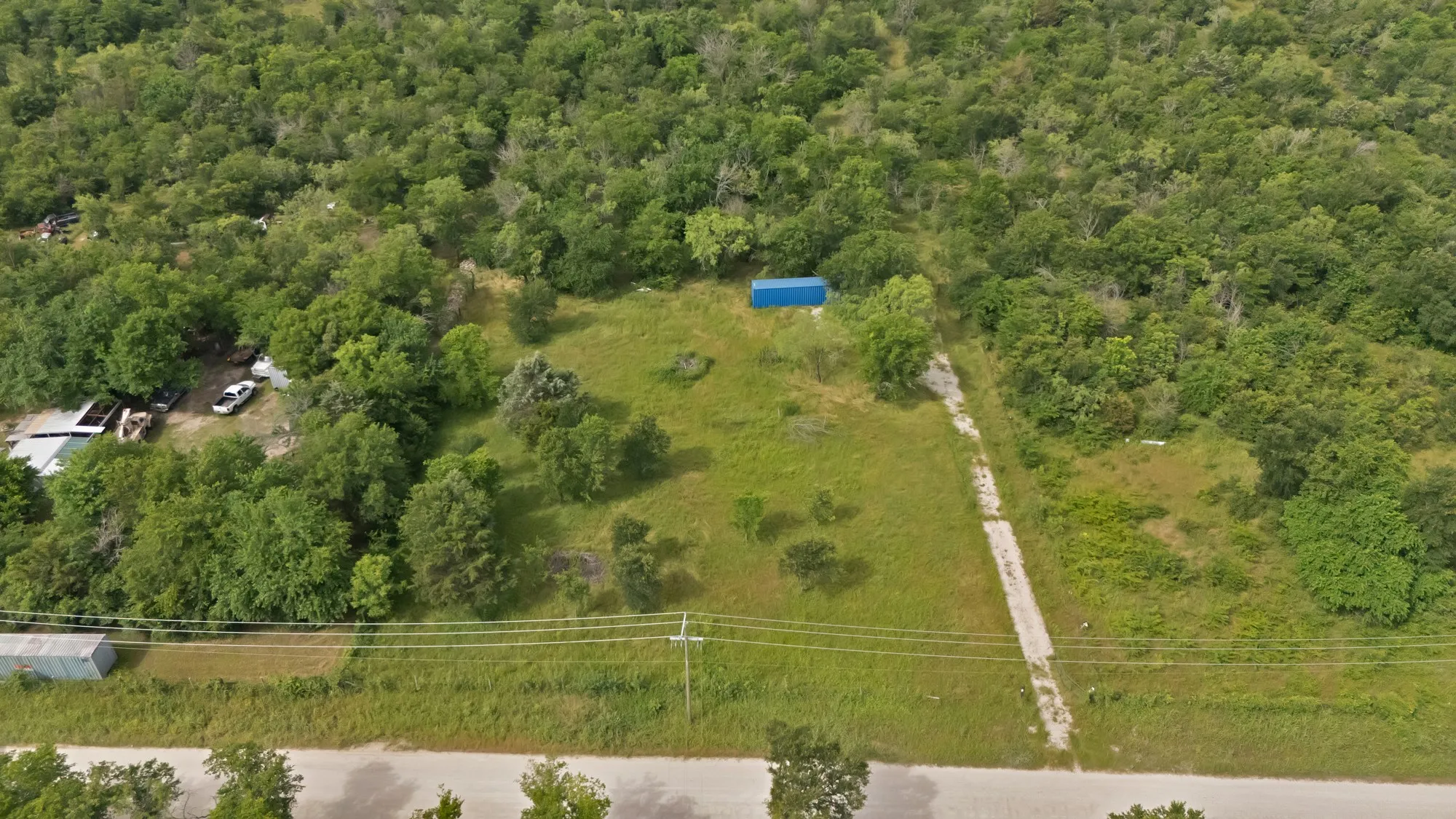Drone / aerial view of a forest