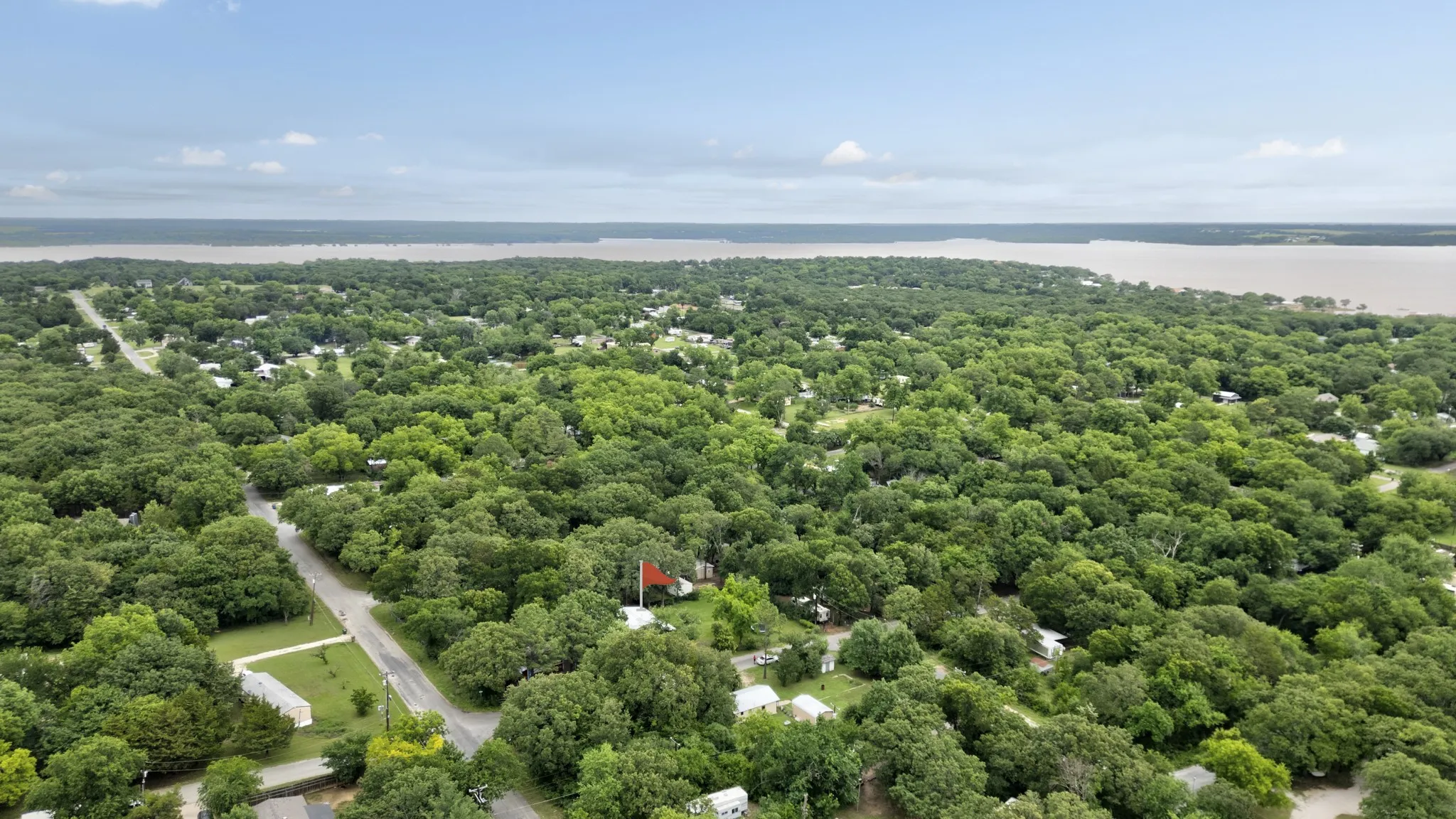 Aerial View of Property and Beautiful Lake Texoma!