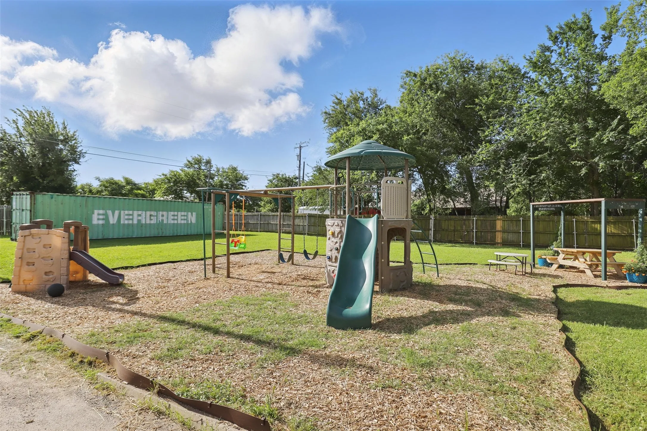 View of communal playground