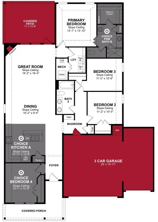 Beazer Homes Verandah Carson floorplan.