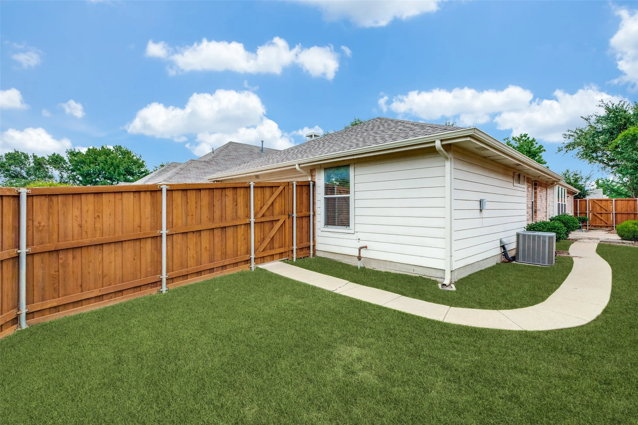 Privacy in your back yard.  How peaceful.  Enjoy.  Hurry up.  This kind of property is really hard to find.