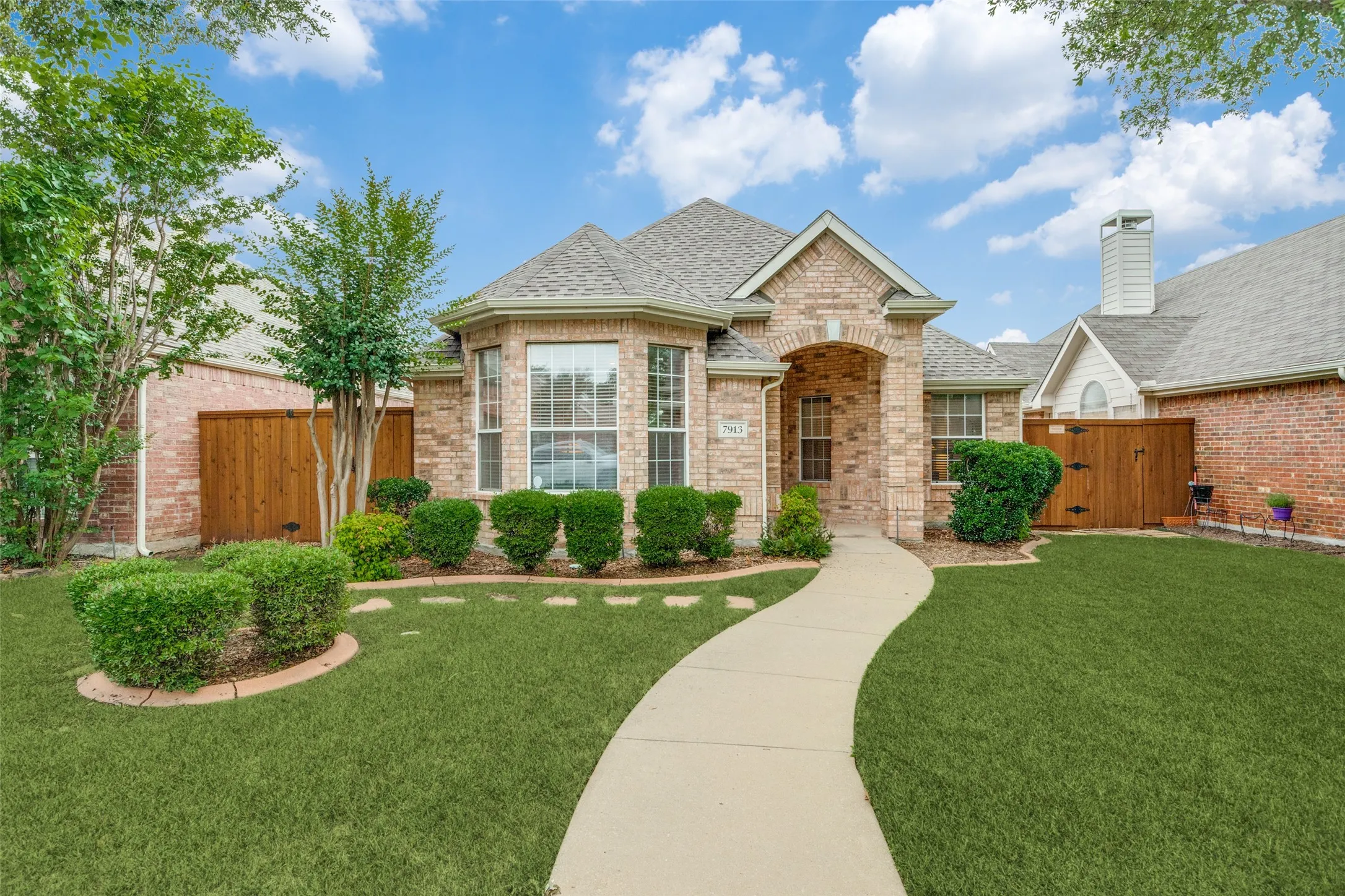 SWEET!!! Sought after City of Plano DOWNSIZING. garden lot and home.  Beautifully maintained and ready for new owner. Great location near Legacy Corridor, 121, DNT, HEB, recreation center and more.  Quiet neighborhood.