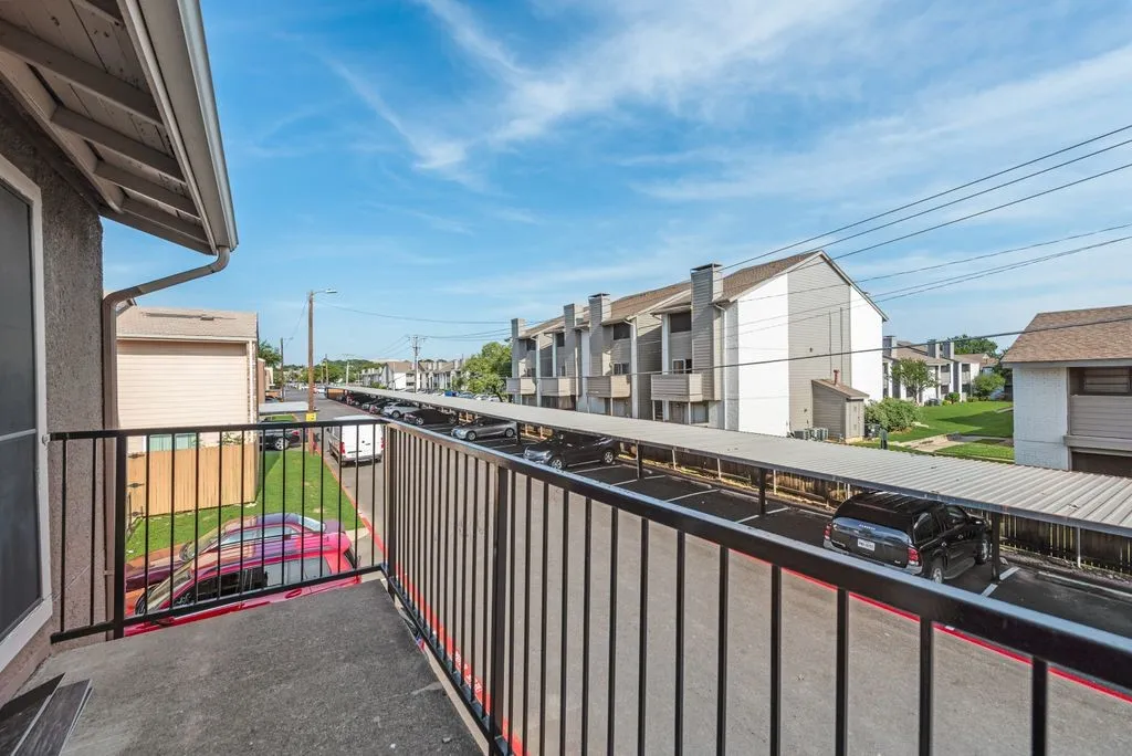 BALCONY OVERLOOKING THE COMMUNITY