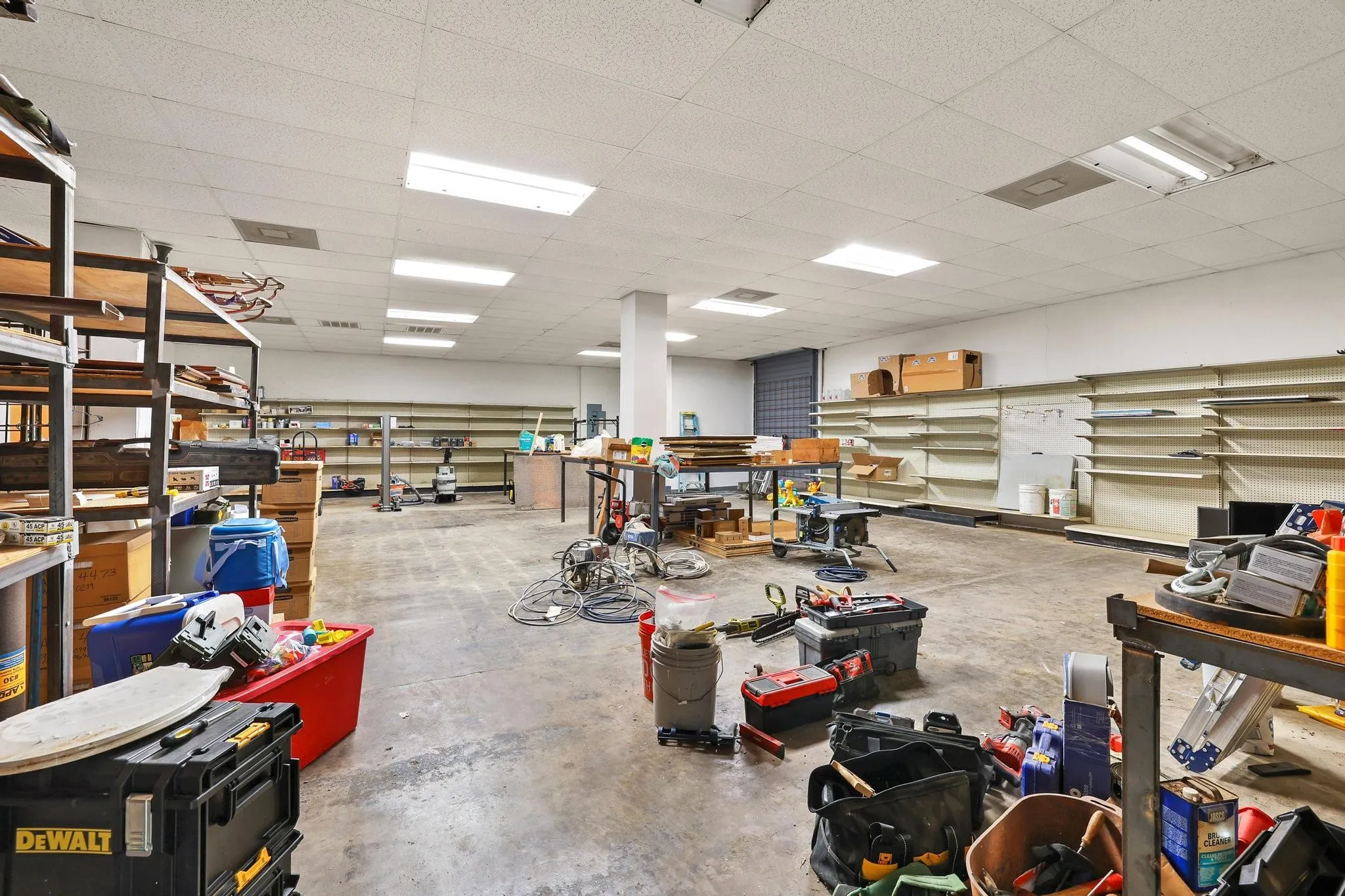 spacious back room