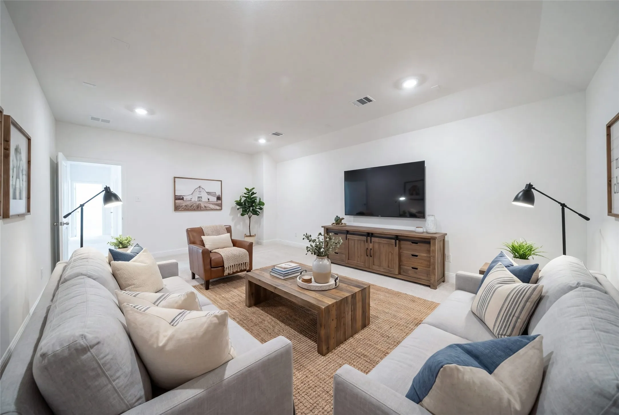 Rendered Media Room