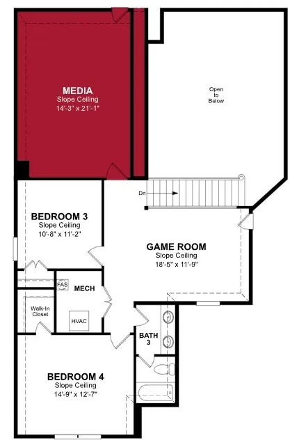 Beazer Homes The Villages at Hurricane Creek Kerrville floorplan.