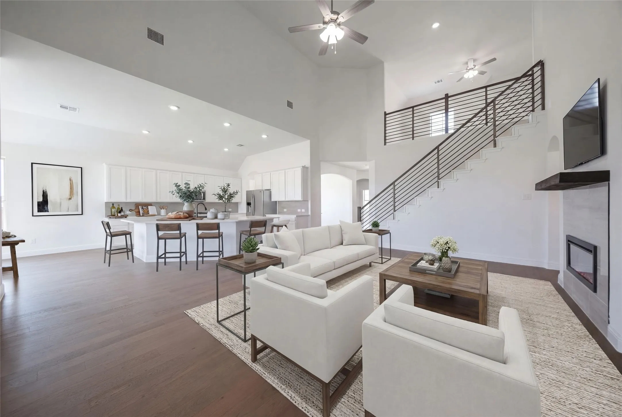 Rendered Living Room