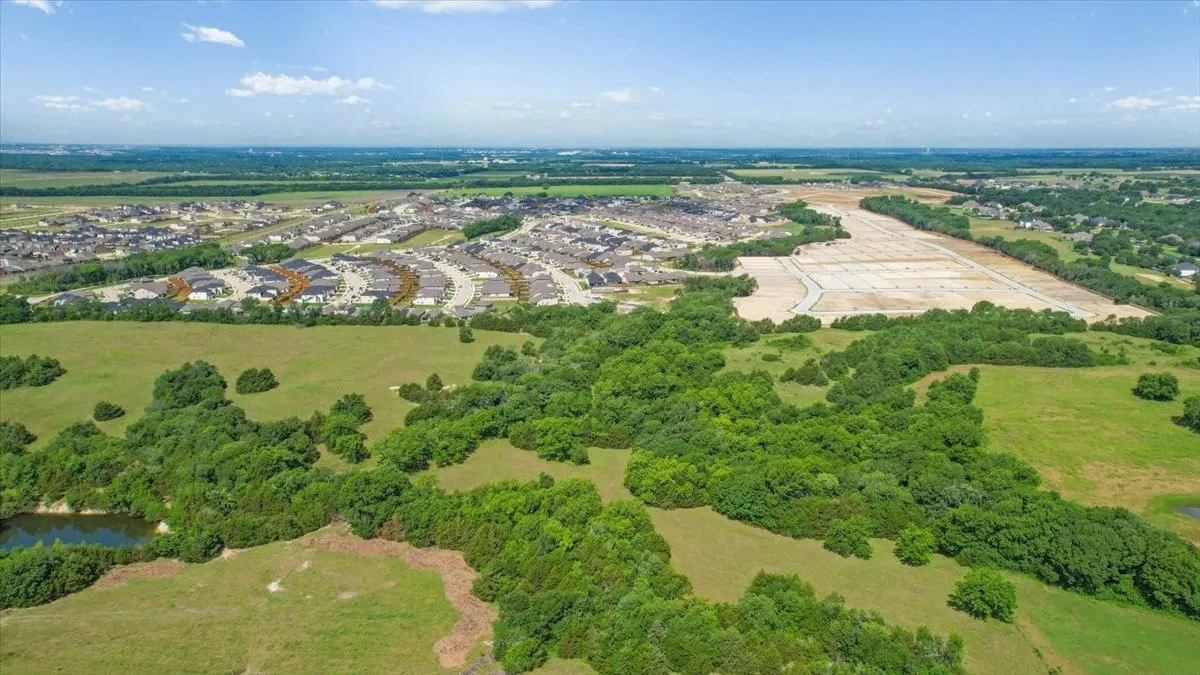 Arial View of the land at 4195 CR 1001 that butts up against the Subdivision - Eastridge