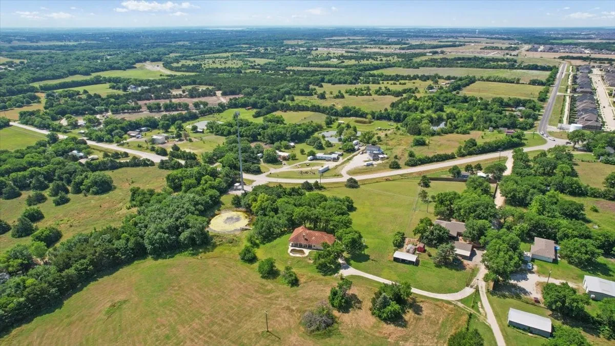 View of New Hope Road that goes directly in front of 4196 CR 1001