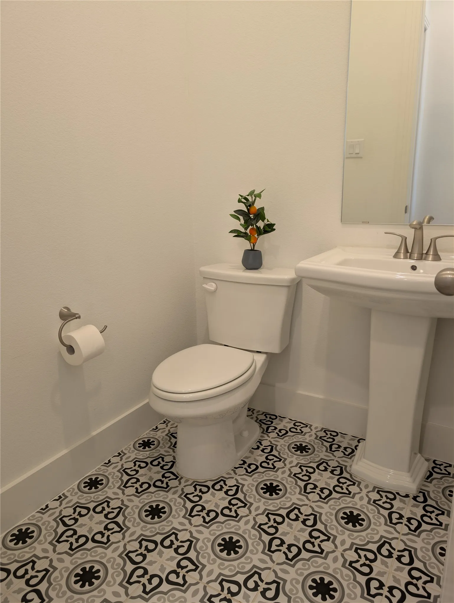 Downstairs powder bath